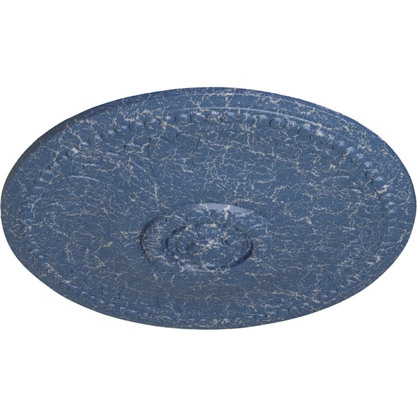 Bailey Ceiling Medallion (Fits Canopies Up To 4), Hand-Painted Americana Crackle, 18 1/8OD X 3/4P